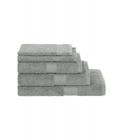 Handdoek licht grijs 50x100