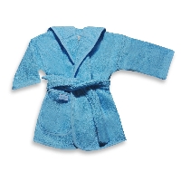 Badjas lichtblauw 1-2 jaar