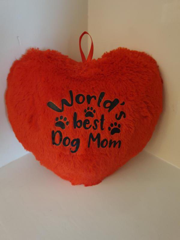 Fleece hart rood best dog mom