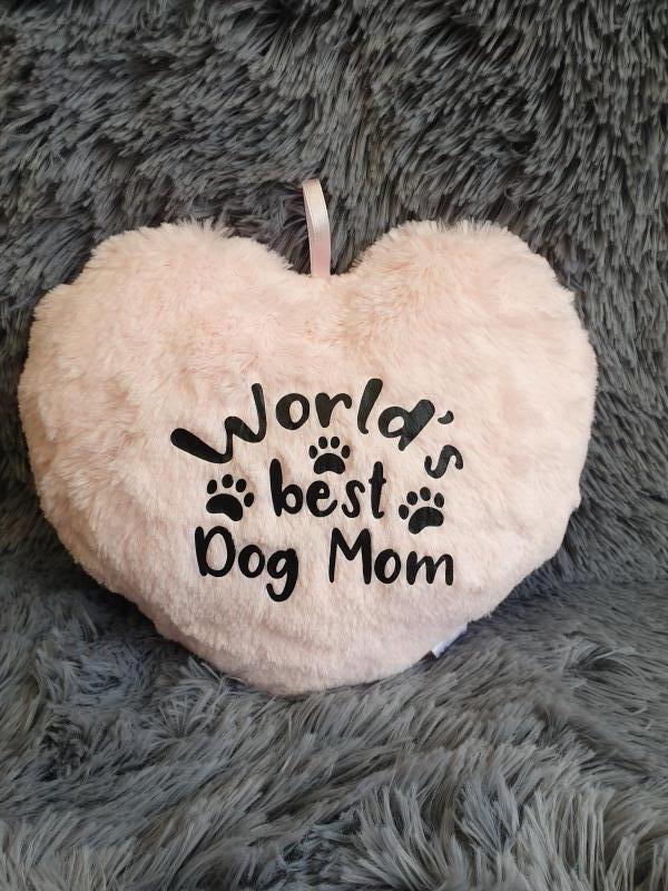 Fleece hart roze best dog mom