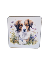 Koekblik 20x20 cm Kooikerhondje